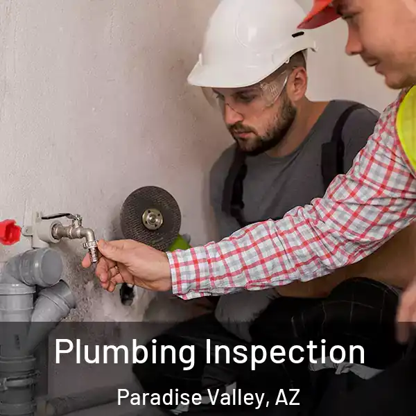  Plumbing Inspection Paradise Valley, AZ
