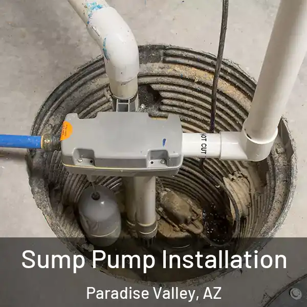  Sump Pump Installation Paradise Valley, AZ