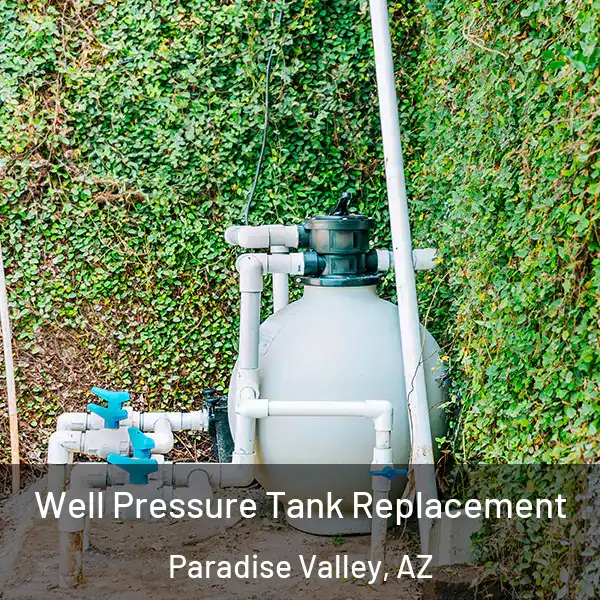  Well Pressure Tank Replacement Paradise Valley, AZ